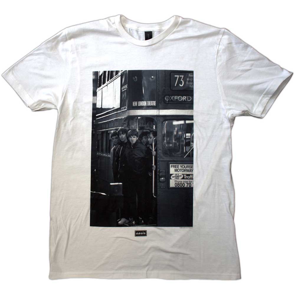 Oasis T Shirt - London Bus Photo