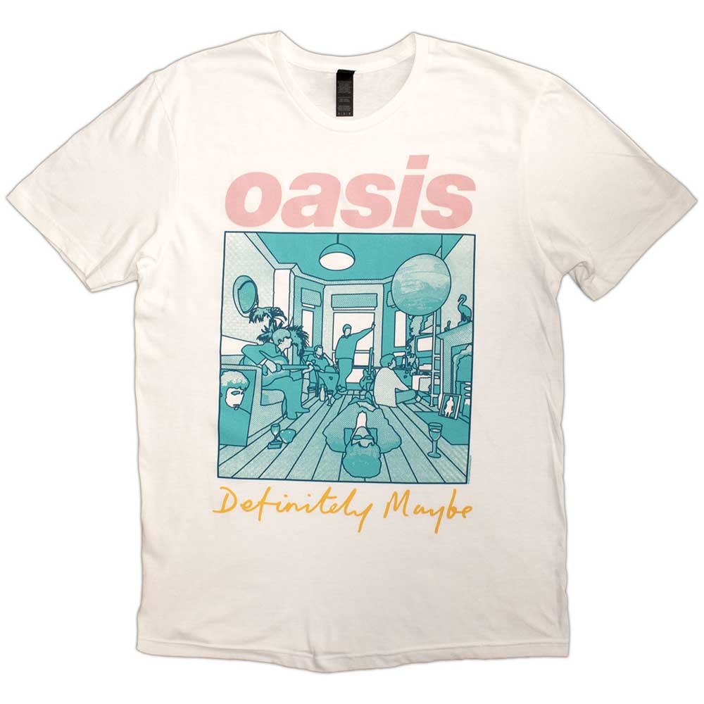 Oasis T Shirt - Definitely Maybe Illustration Colour