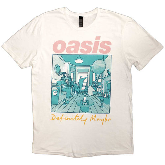 Oasis T Shirt - Definitely Maybe Illustration Colour