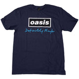 Oasis T Shirt - Definitely Maybe Text Logo