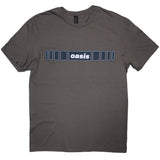 Oasis Charcole T Shirt - Horizontal Bars Logo