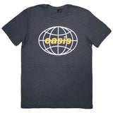 Oasis Navy T Shirt - Globe Logo