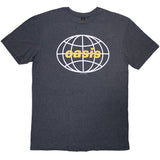 Oasis Navy T Shirt - 1998 World Tour - USA/Canada
