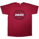 Oasis Red T Shirt - 1998 World Tour - South America