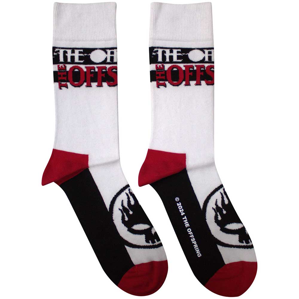 Offspring Ankle Socks - Flaming Skull Logo