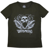 Offspring Woman's T Shirt - Feathered Winged Skull