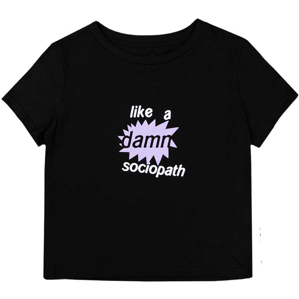 Olivia Rodrigo Woman's T Shirt - Like A Damn Sociopath