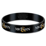 Of Mice and Men Wrist Band - Rubber Gummy - Logo