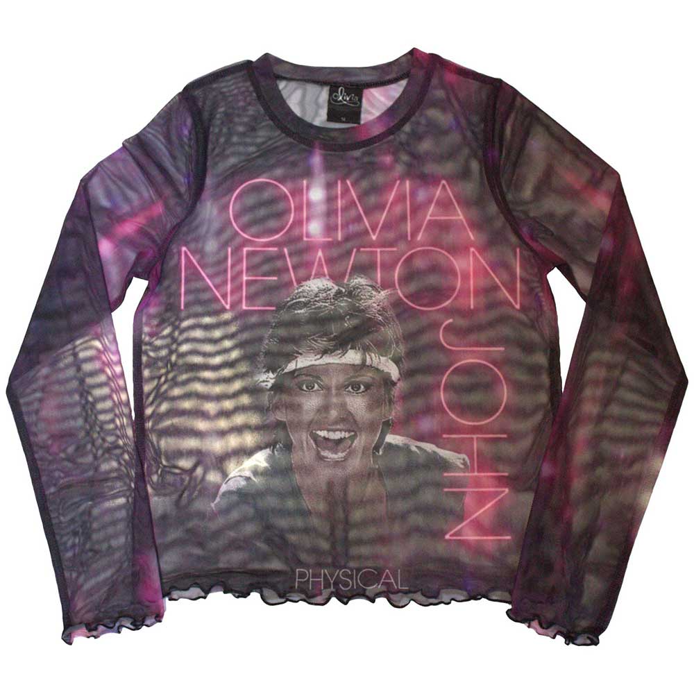 Olivia Newton-John Women's Long Sleeve Crop Top - Physical | Buy Now For 24.99