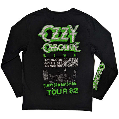 Ozzy Osbourne Long Sleeve T Shirt - Madman Loose
