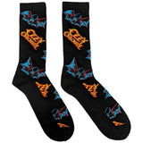 Ozzy Osbourne Ankle Socks - Logos & Bats