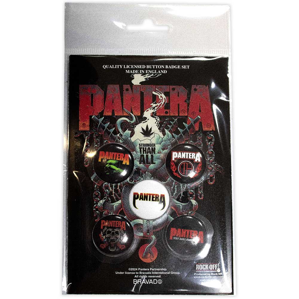 Pantera Plastic - Pin Badge - Stay Away From Me