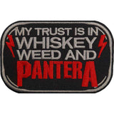 Pantera Patches - Iron On - Whiskey
