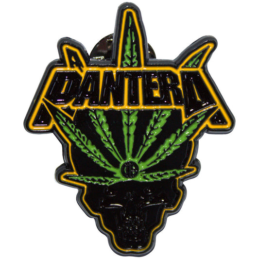 Pantera Pin - Badge - Leaf Skull