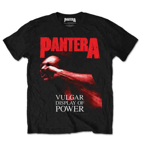Pantera T Shirt - Red Vulgar