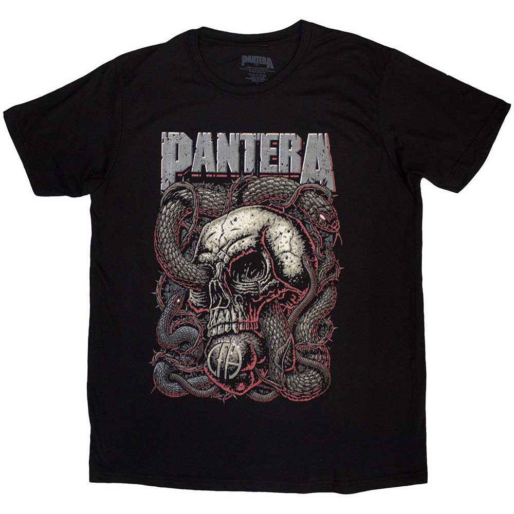 Pantera T Shirt - Serpent Skull | Buy Now For 24.99
