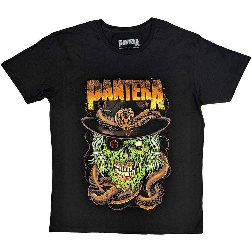 Pantera T Shirt - Snake & Skull