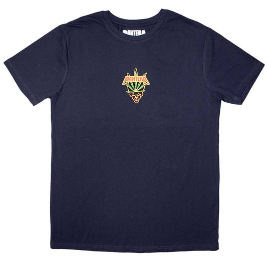 Pantera T Shirt - Mini Leaf Skull