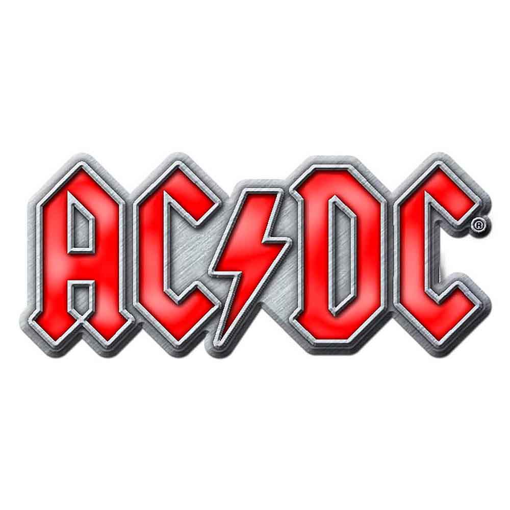 AC/DC Pin - Badge - Red Logo