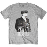 Peaky Blinders T Shirt - Grey Character | Buy Now For 19.99