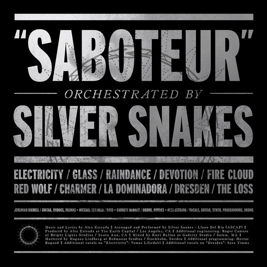 Silver Snakes LP - Saboteur | Buy Now For 35.99