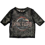 Pink Floyd Women's Short Sleeve Crop Top - Vintage Dsotm Seal | Buy Now For 24.99