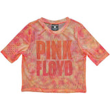 Pink Floyd Women's Short Sleeve Crop Top - Stacked Logo | Buy Now For 24.99