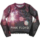 Pink Floyd Women's Long Sleeve Crop Top - Knebworth '90 | Buy Now For 24.99