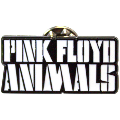 Pink Floyd Pin Badge - Animals Mono Text Logo