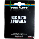 Pink Floyd Pin Badge - Animals Mono Text Logo
