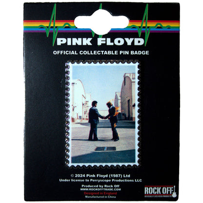 Pink Floyd Pin Badge - Wish You Were Here Stamp