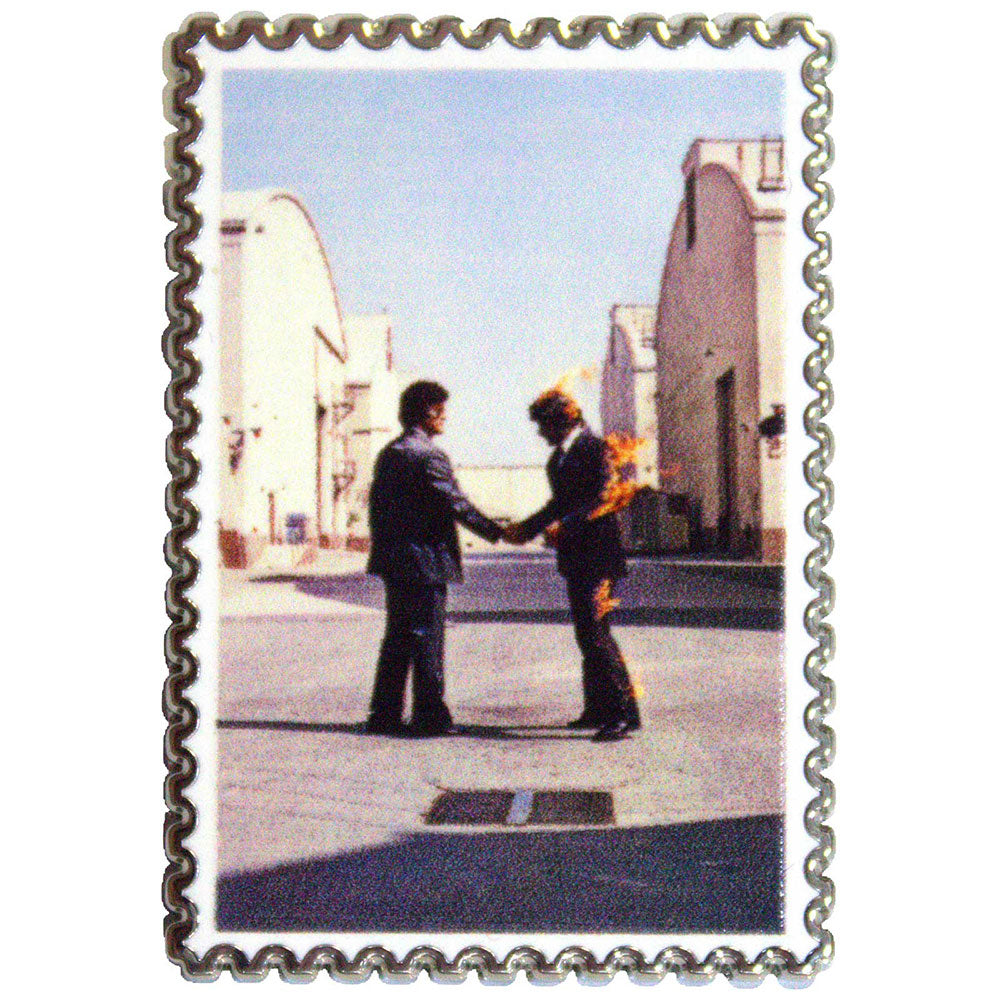 Pink Floyd Pin Badge - Wish You Were Here Stamp