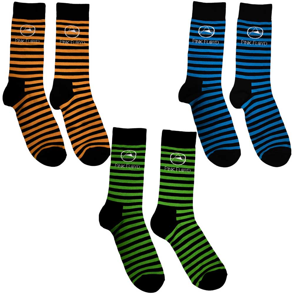 Pink Floyd Ankle Socks Box Set - Mono Prism