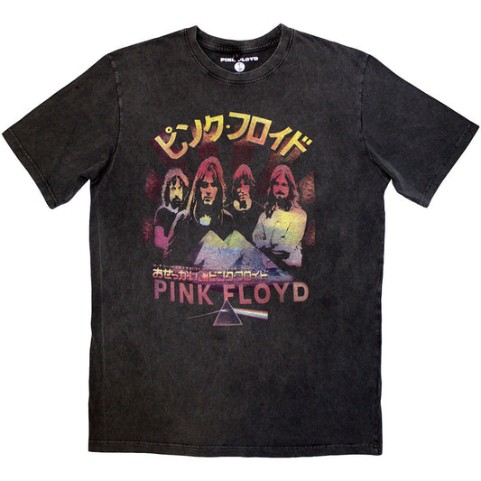 Pink Floyd T Shirt - Japan Poster Stone Wash