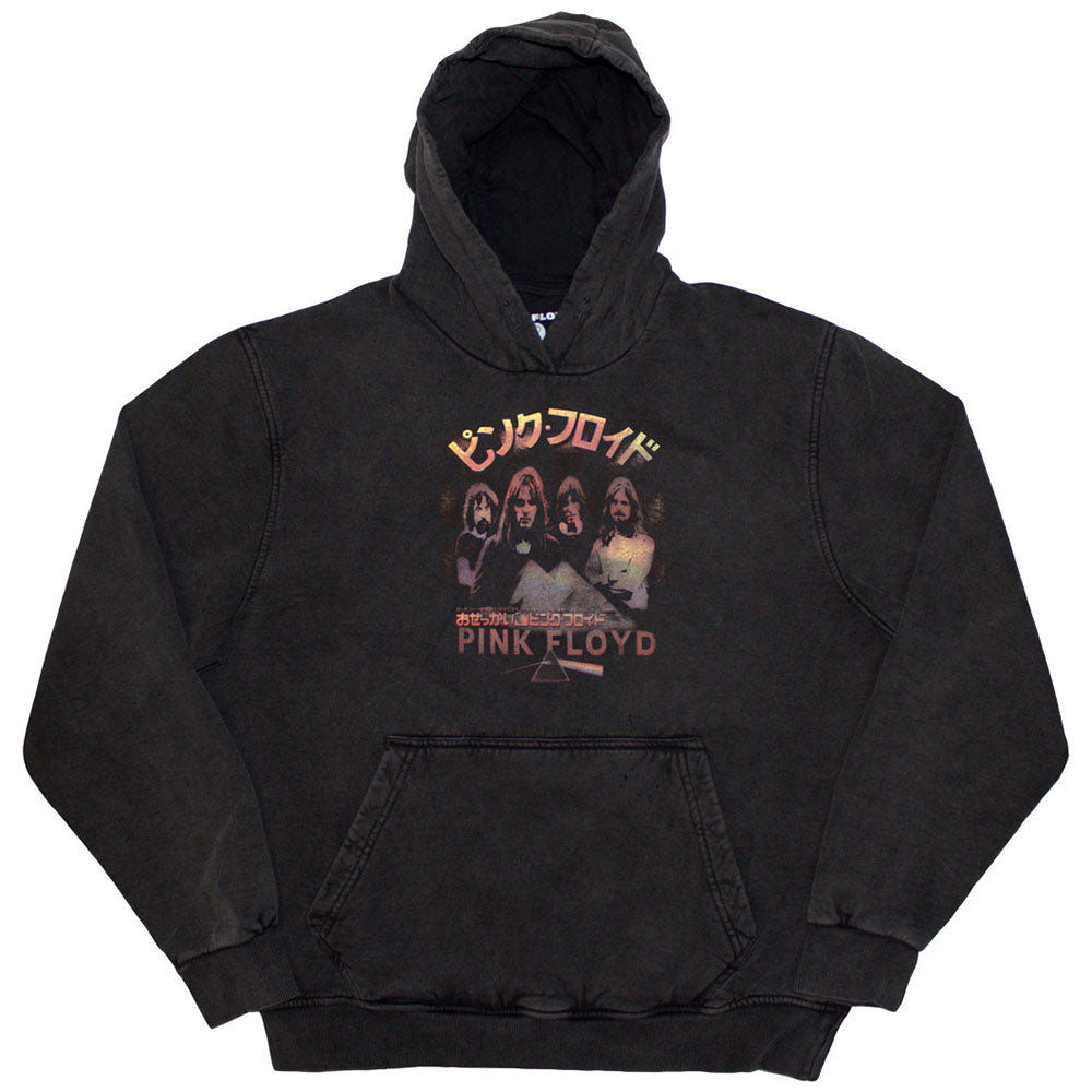 Pink Floyd Stone Wash Pullover Hoodie - Japan Poster Stone Wash