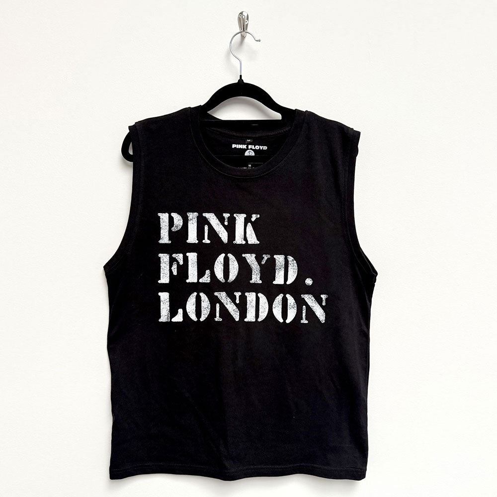 Pink Floyd Vest Top - Stencil Logo | Buy Now For 24.99