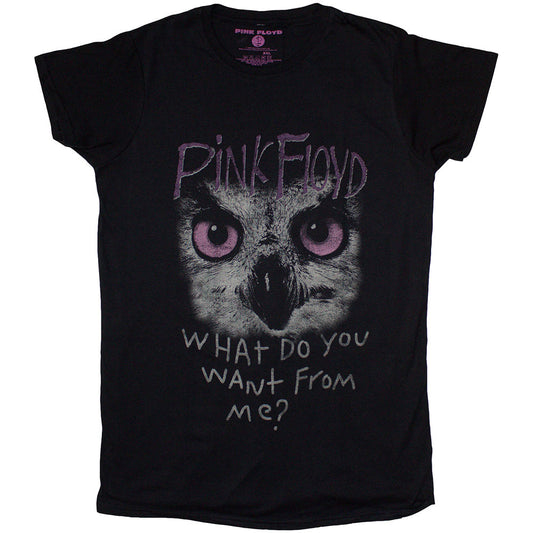 Pink Floyd Woman's T Shirt - Owl - WDYWFM?