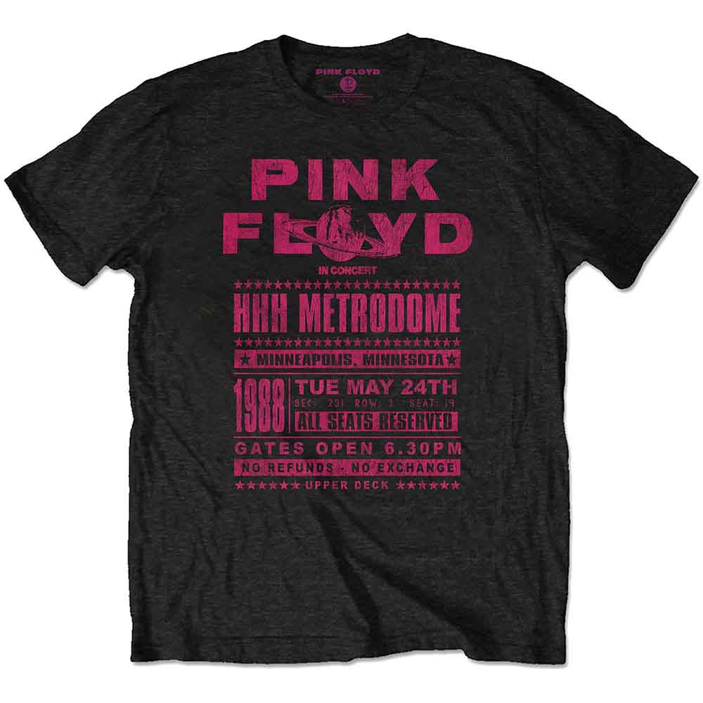 Pink Floyd T Shirt - Metrodome '88