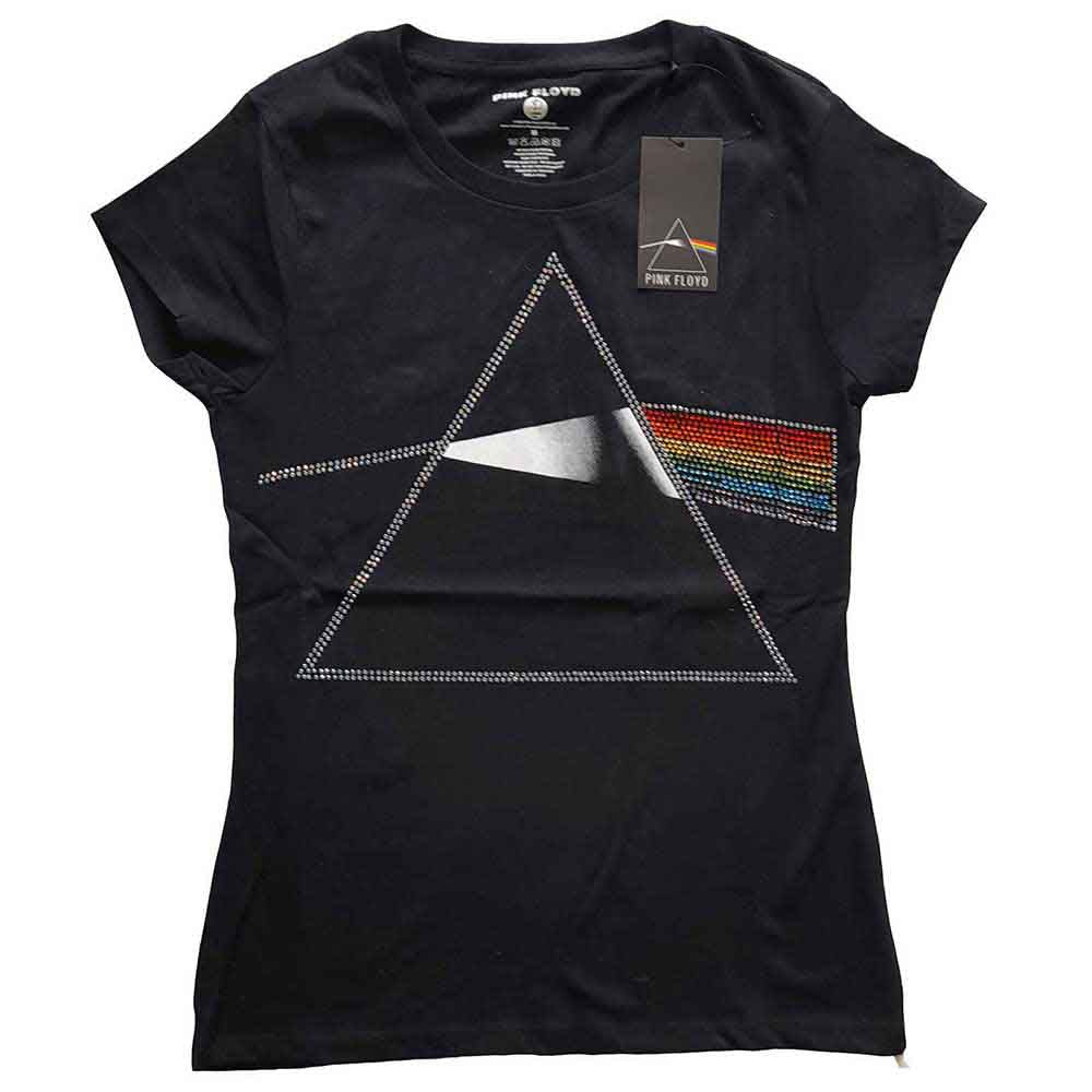 Pink Floyd Woman's T Shirt - DSOTM Diamante