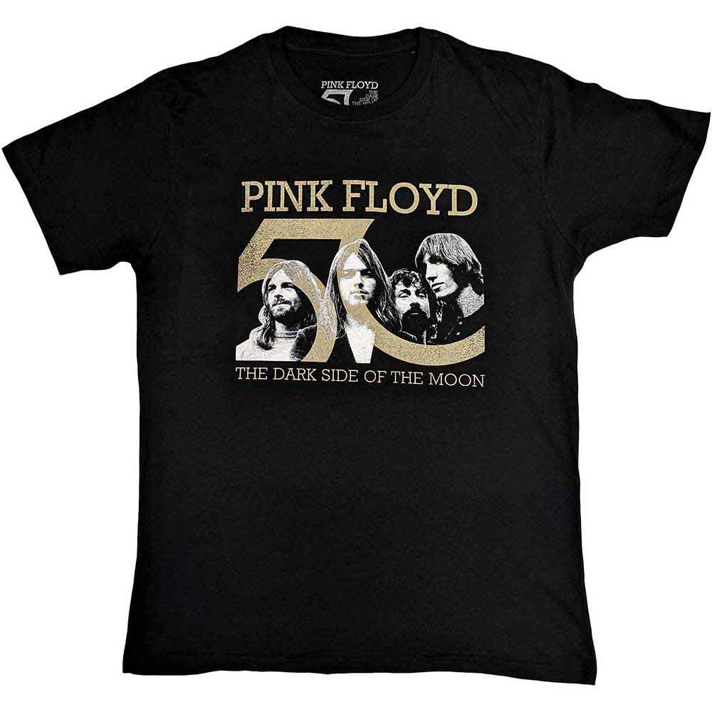Pink Floyd T Shirt - Band Photo & 50th Logo