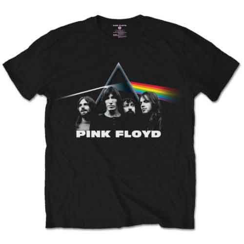 Pink Floyd T Shirt - DSOTM Band & Prism