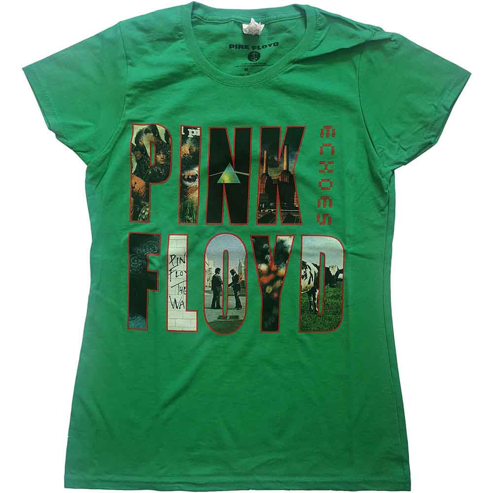 Pink Floyd Woman's T Shirt - Echoes Album Montage