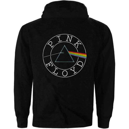 Pink Floyd Zip Hoodie - Circle Logo BackPrint