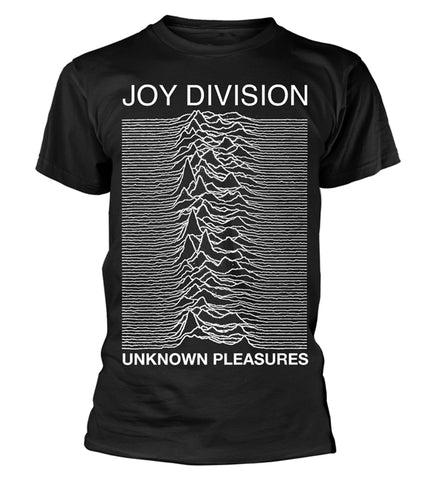 Joy Division T Shirt - Unknown Pleasures (Black)