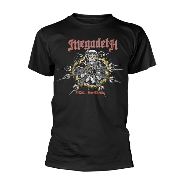 Megadeath T Shirt - Kill For Thrills