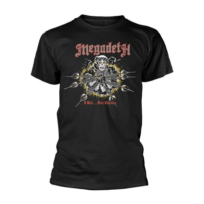 Megadeath T Shirt - Kill For Thrills