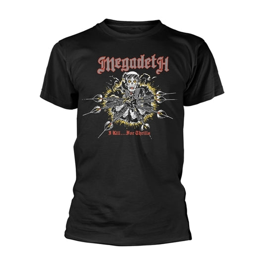 Megadeath T Shirt - Kill For Thrills