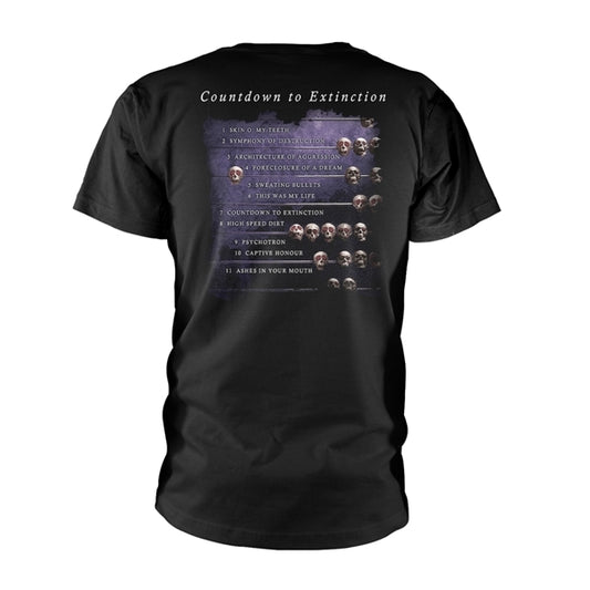 Megadeath T Shirt - Countdown To Extinction