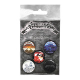 Metallica Badge Pack - Albums 1983-1991 Button Badge Set | Buy Now For 19.99