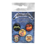 Metallica Badge Pack - The Singles Button Badge Set | Buy Now For 19.99